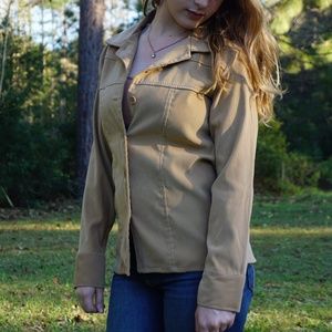 Tan Shirt/ Overcoat by Robert Louis